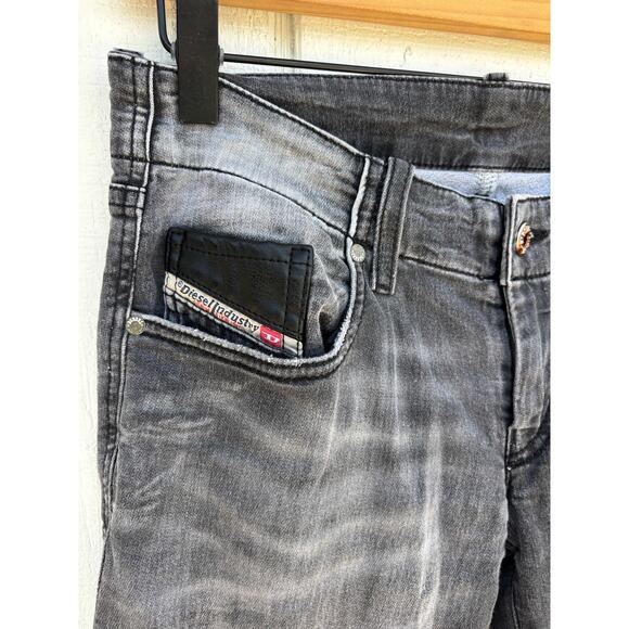 Diesel Black‎ Skinny Jeans, Grupee, Cotton & Elastic, Size 25 long - Picture 3 of 7